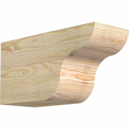Ekena Millwork Carmel Rough Sawn Rafter Tail, Douglas Fir, 6"W x 8"H x 16"L RFT06X08X16CAR00RDF